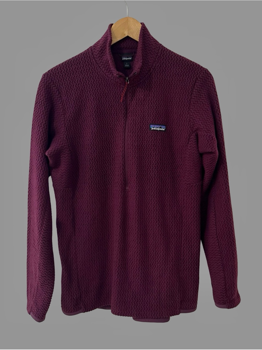 Patagonia Women’s R1 Purple Half Zip Long Sleeve Pullover Sweater L